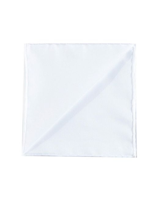 D 40 White Cotton Scarf for men