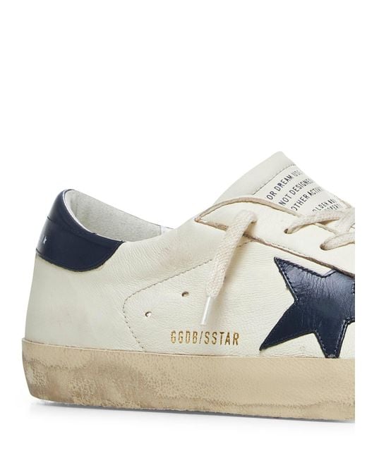Golden Goose Deluxe Brand White Sneakers Super-Star for men