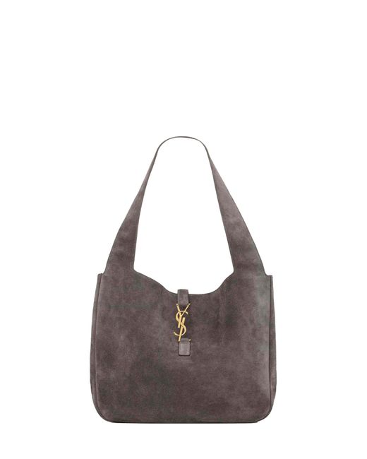 Saint Laurent Gray Urban Le 5 À 7 Bea Tote Bag