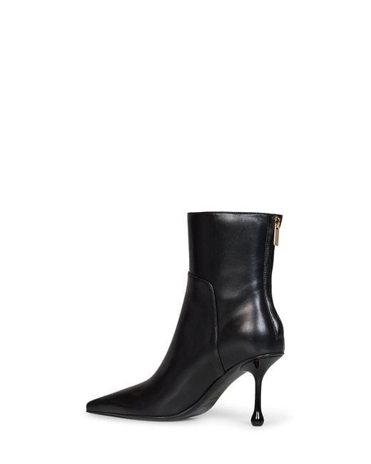 Jimmy Choo Black Nappa Leather Cycas 80 Ankle Boots
