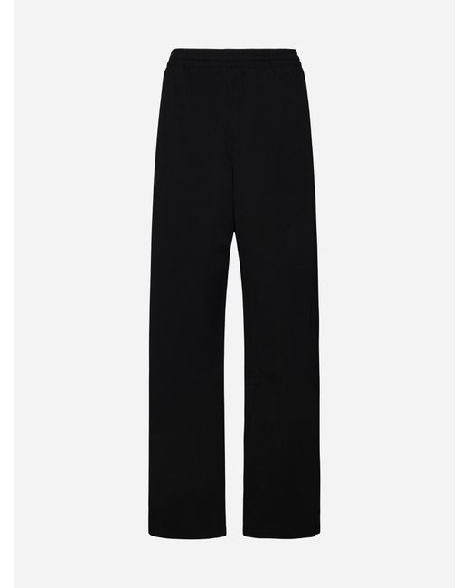 Wardrobe NYC Black Viscose-blend Track Pants