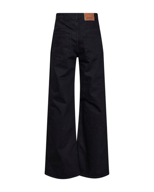 Isabel Marant Blue Cotton Denim Lemony Jeans