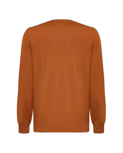 D 40 Brown Crewneck Sweater for men