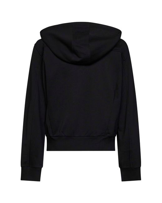 Dries Van Noten Black Wool Harrino Zip-Up Hoodie for men