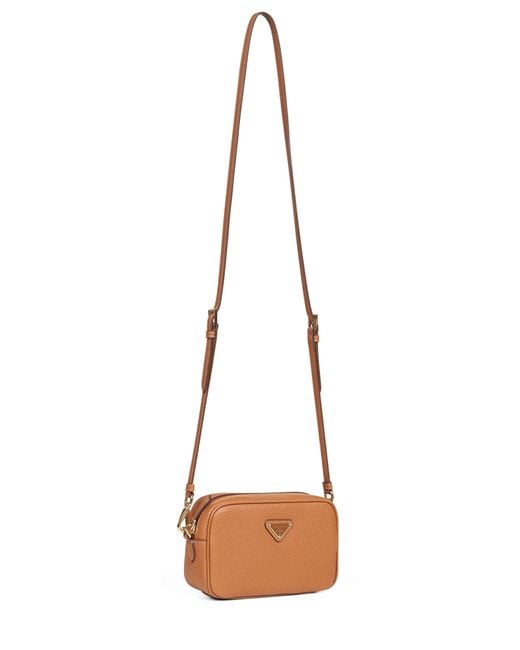 Prada White Caramel Mini Crossbody Bag