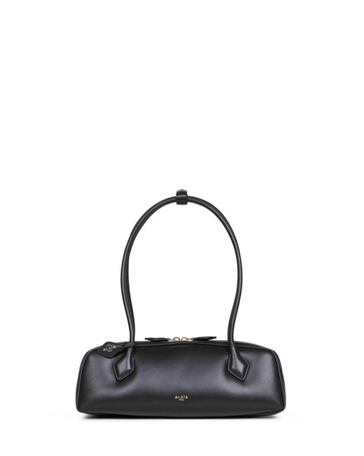 Alaïa Black Le Teckel Medium Shoulder Bag