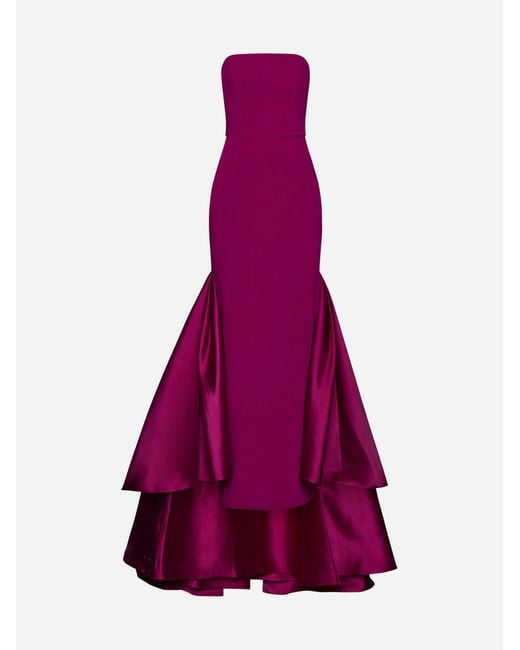 Solace London Purple Jodi Maxi Dress
