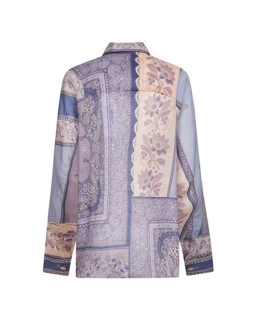 Camicia Lucky di Zimmermann in Purple