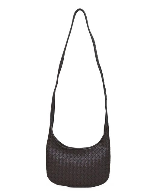 Borsa Crossbody Veneto Piccola di Bottega Veneta in Black da Uomo