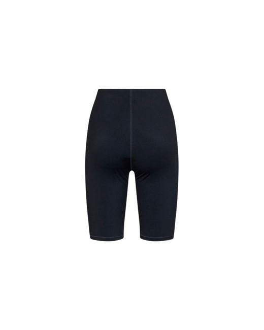 Jil Sander Blue Biker Shorts Cotton Jersey