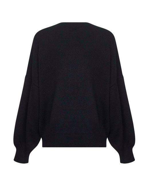 Khaite Blue Cashmere Wolfe Sweater