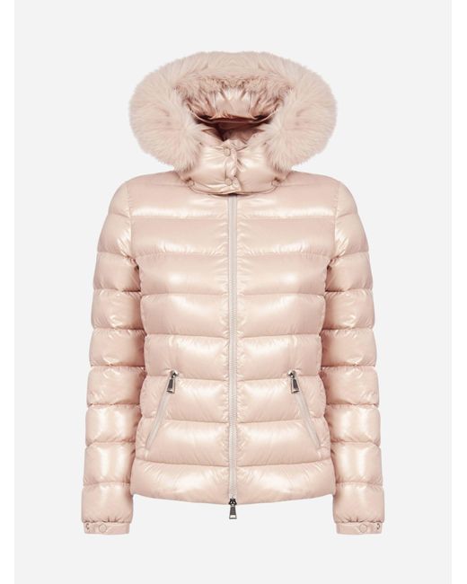 Moncler Pink Badyfur Jacket