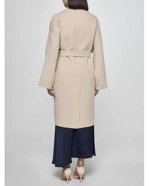 Weekend by Maxmara Natural Georgia Reversible Wool Coat