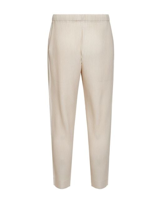 Homme Plissé Issey Miyake Natural Trousers Duomo for men
