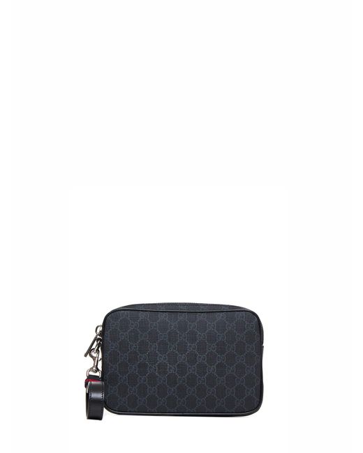 Gucci Blue Gg Fabric Handbag for men
