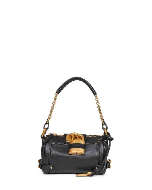 Chloé Black Small Paddington Chain Bag