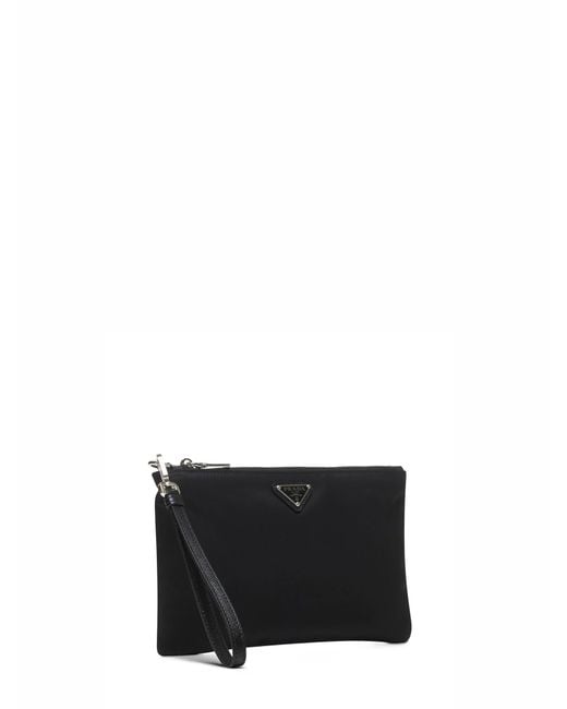 Prada White Prada Pouch for men