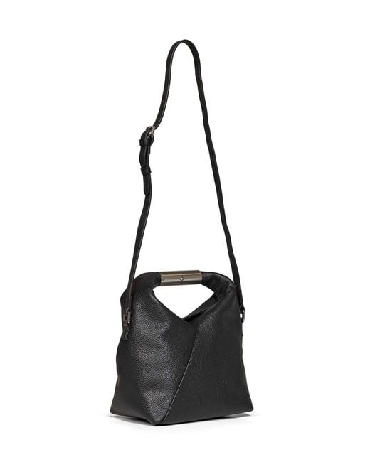 MM6 by Maison Margiela Black Japanese Small Bag Jewel Handle Classic Crossbody Bag