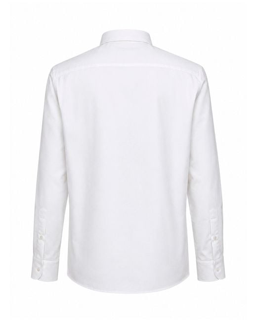 AMI White Cotton Ami De Coeur Shirt for men
