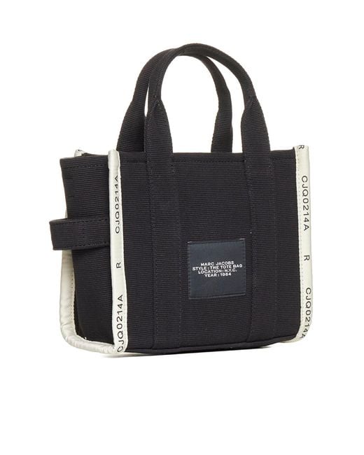 Borsa A Mano The Jacquard Small Tote Bag Nera di Marc Jacobs in Black