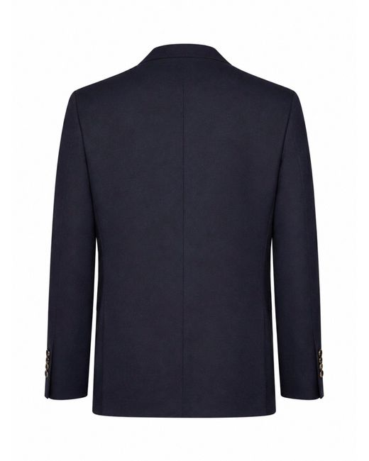 Brunello Cucinelli Blue Deconstructed Blazer, Virgin Wool for men