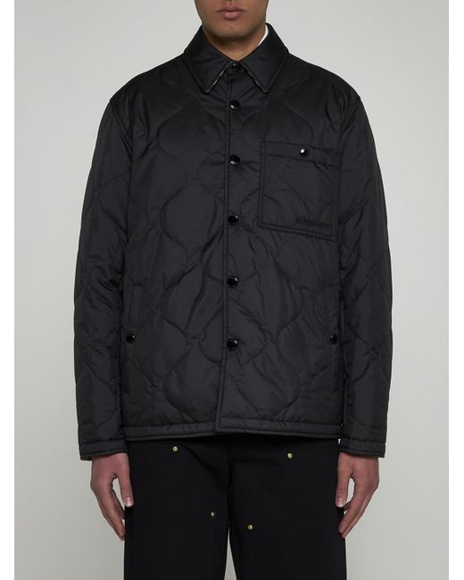 Burberry Black Check Motif Reversbile Jacket for men