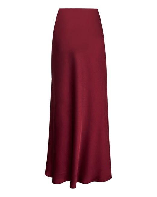 Gonna Lunga Svasata Garra di Blanca Vita in Red