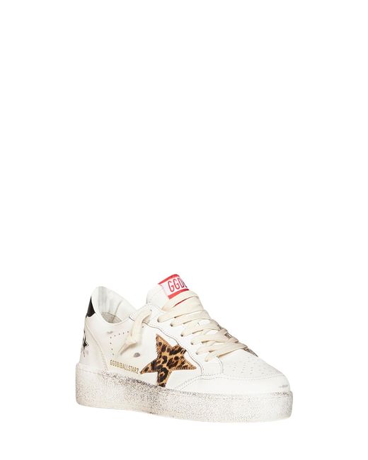 Golden Goose Deluxe Brand White Leather Ball Star Sneakers