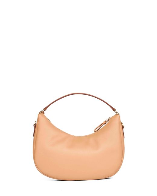 Prada Pink Natural Hobo Shoulder Bag