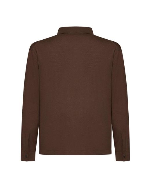 Camicia di D 40 in Brown da Uomo