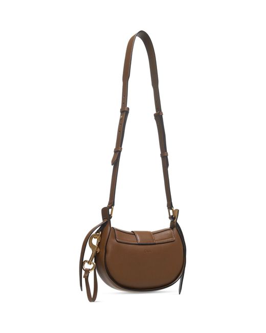 Borsa A Tracolla Piccola Ride<Br di Chloé in Natural