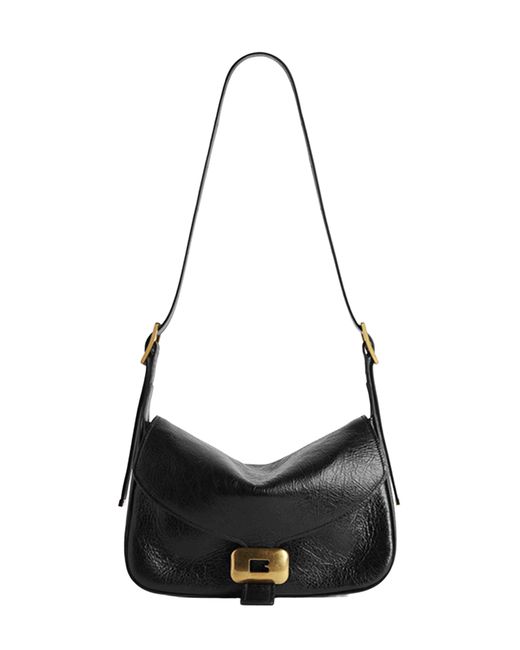 Balenciaga Black Clicca Shoulder Bag Medium Shoulder Bag