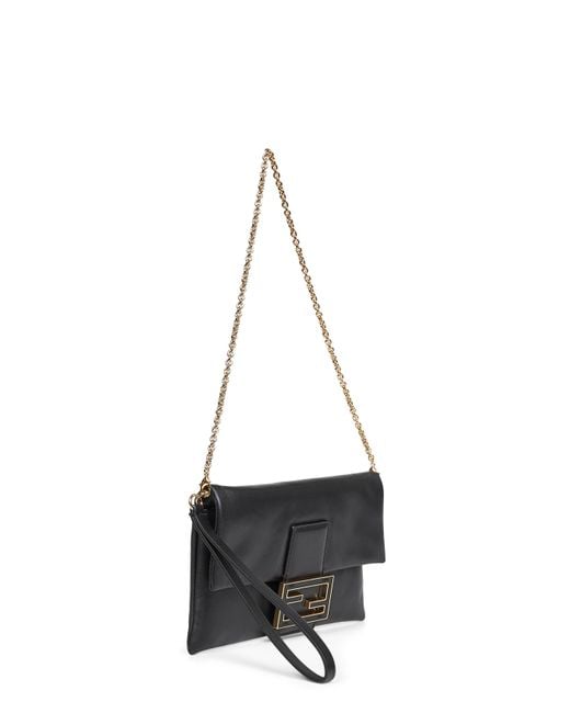 Fendi White Mamma Baguette Pouch Clutch