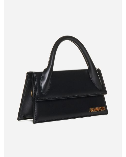 Jacquemus Black Le Chiquito Long Leather Bag