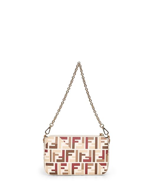 Fendi Natural Baguette Pouch Bag