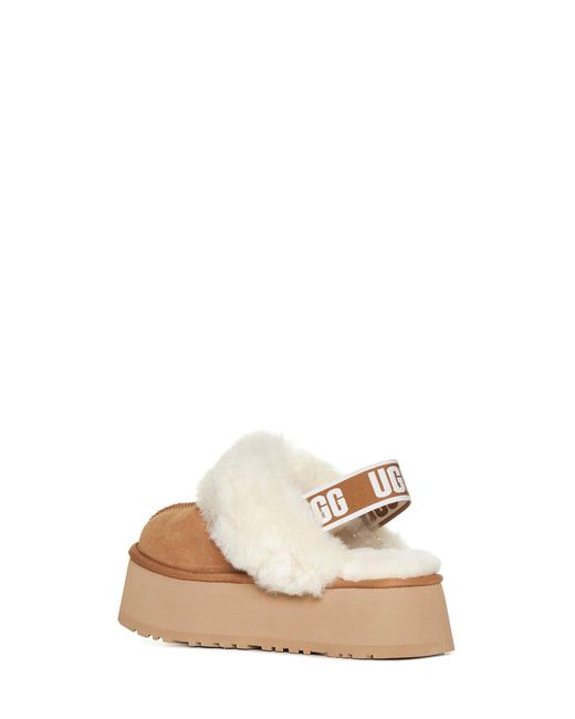 Ugg Natural Chestnut Funkette Slippers