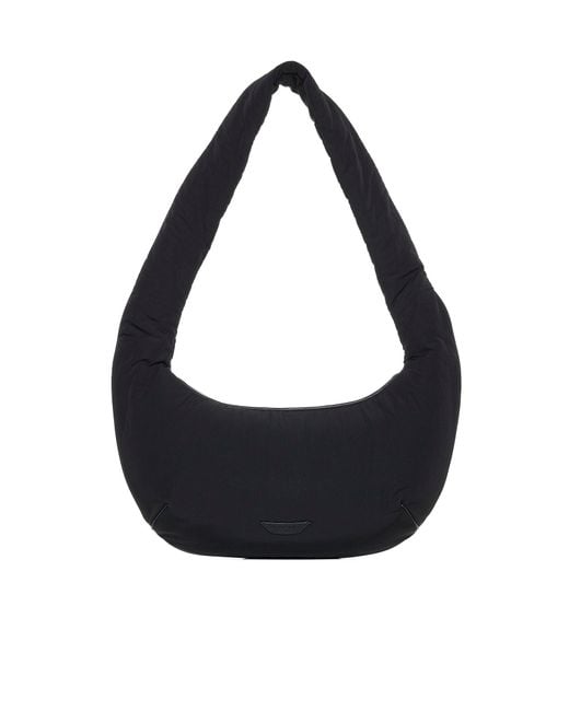 Bottega Veneta Black 'S Paper Light Nylon Hobo Bag for men