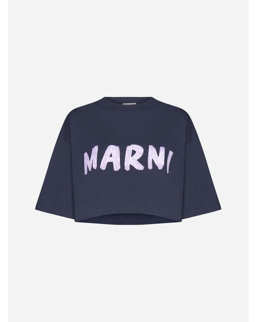 Marni Blue T-shirts And Polos
