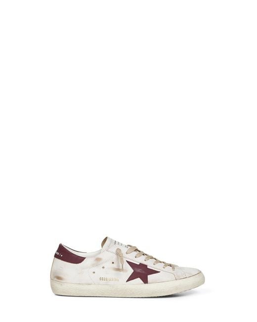 Golden Goose Deluxe Brand White Super-Star Sneakers for men