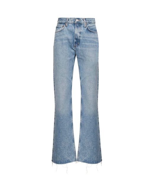 Agolde Light Blue Denim Leena Jeans