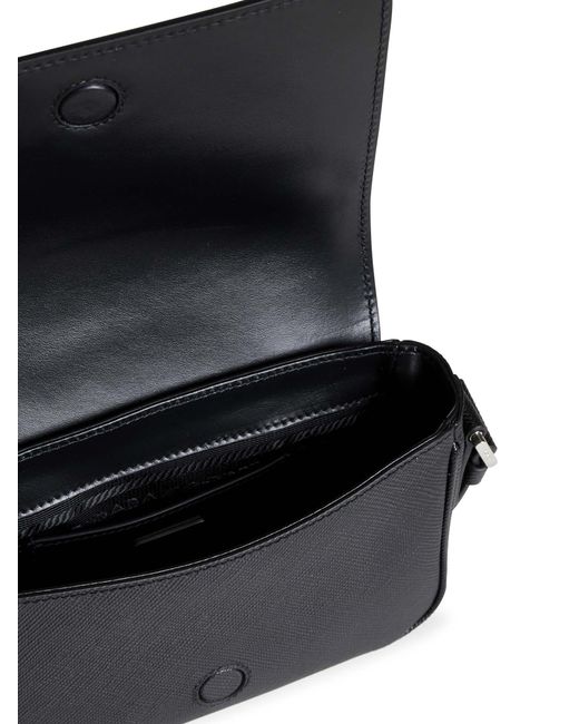 PRADA VIAGGIO White Saffiano Leather Bag for men