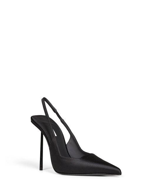 Le Silla White Satin Amelia 120 Mm Slingback Pumps