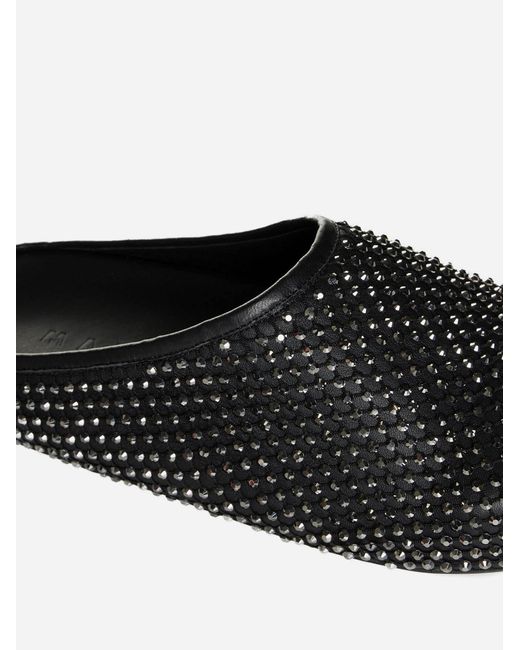 Marni White Studded Leather Mules for men