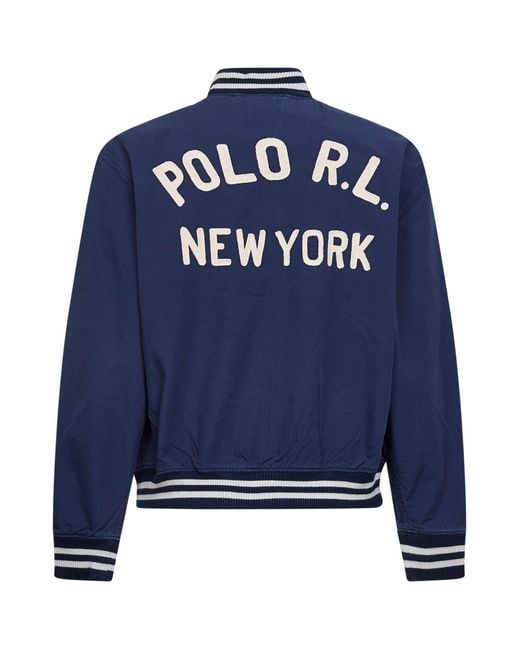 Polo Ralph Lauren Blue Sports Jacket Newport for men