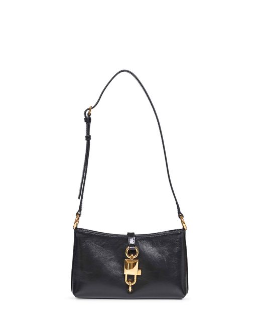 Dolce & Gabbana White Lock Shoulder Bag