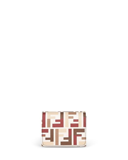 Fendi White Roma Wallet