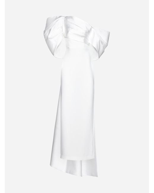 Solace London White Raye Maxi Dress