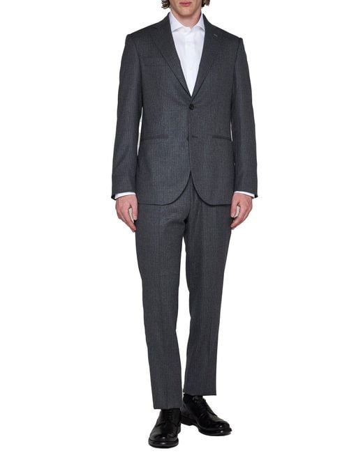 D 40 Blue D4.0 Pinstripe Suit for men