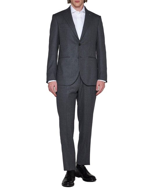 D 40 Blue D4.0 Pinstripe Suit for men