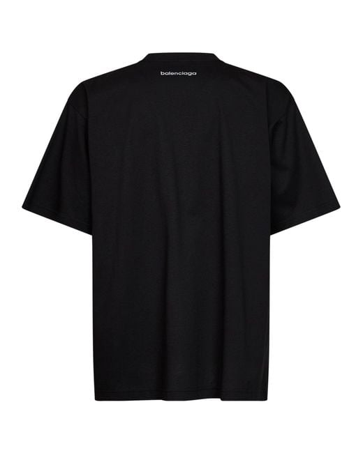 Balenciaga Black Bodysuit Medium-Fit T-Shirt for men